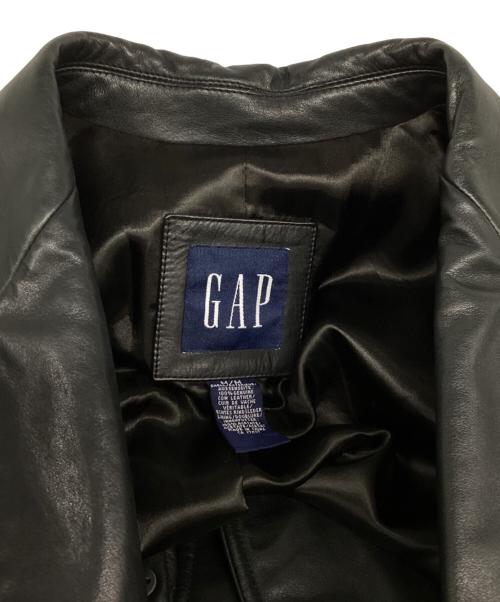 GAP（ギャップ）GAP (ギャップ) レザーコート ブラック サイズ:Ｍの古着・服飾アイテム