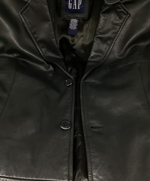 GAP（ギャップ）GAP (ギャップ) レザーコート ブラック サイズ:Ｍの古着・服飾アイテム