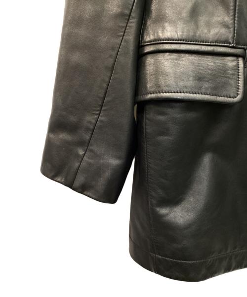 GAP（ギャップ）GAP (ギャップ) レザーコート ブラック サイズ:Ｍの古着・服飾アイテム