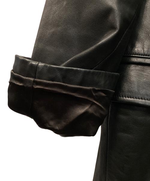 GAP（ギャップ）GAP (ギャップ) レザーコート ブラック サイズ:Ｍの古着・服飾アイテム