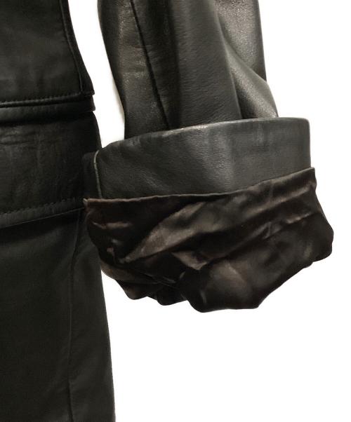 GAP（ギャップ）GAP (ギャップ) レザーコート ブラック サイズ:Ｍの古着・服飾アイテム