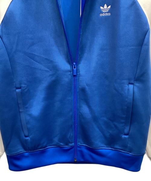 adidas（アディダス）adidas (アディダス) アディカラー クラシックス オーバーサイズ SST トラックトップ ブルー サイズ:Ｓの古着・服飾アイテム