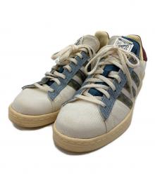 adidas Originals（アディダスオリジナル）の古着「Campus 80’s スニーカー」｜ベージュ×ブルー