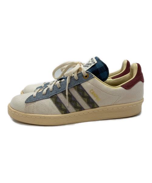 adidas Originals（アディダスオリジナル）adidas Originals (アディダスオリジナル) Campus 80’s スニーカー ベージュ×ブルー サイズ:26.5cmの古着・服飾アイテム