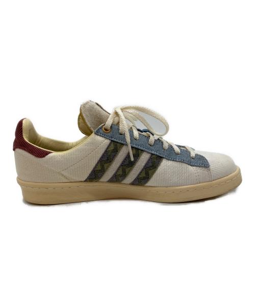 adidas Originals（アディダスオリジナル）adidas Originals (アディダスオリジナル) Campus 80’s スニーカー ベージュ×ブルー サイズ:26.5cmの古着・服飾アイテム