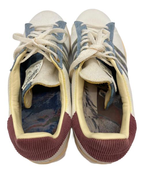 adidas Originals（アディダスオリジナル）adidas Originals (アディダスオリジナル) Campus 80’s スニーカー ベージュ×ブルー サイズ:26.5cmの古着・服飾アイテム