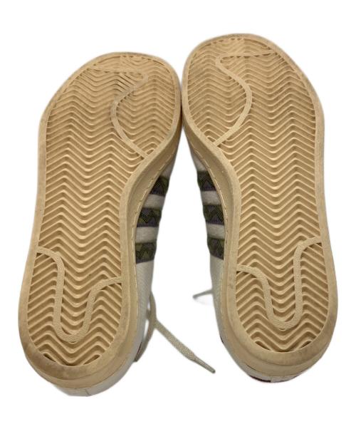 adidas Originals（アディダスオリジナル）adidas Originals (アディダスオリジナル) Campus 80’s スニーカー ベージュ×ブルー サイズ:26.5cmの古着・服飾アイテム