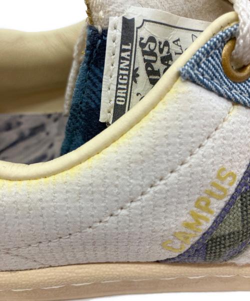 adidas Originals（アディダスオリジナル）adidas Originals (アディダスオリジナル) Campus 80’s スニーカー ベージュ×ブルー サイズ:26.5cmの古着・服飾アイテム