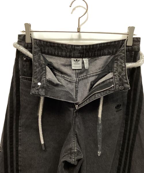 adidas adilenium（アディダス アディレニウム）adidas adilenium (アディダス アディレニウム) デニムカーゴパンツ ブラック サイズ:76cmの古着・服飾アイテム