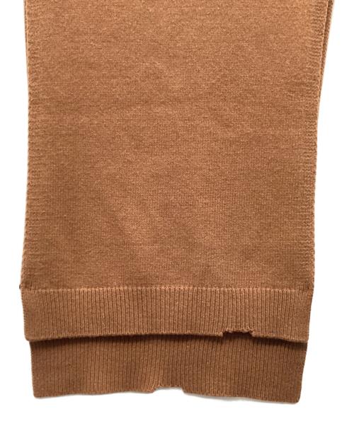 Maison Margiela（メゾンマルジェラ）Maison Margiela (メゾンマルジェラ) ニットベスト ブラウン サイズ:Ｍの古着・服飾アイテム