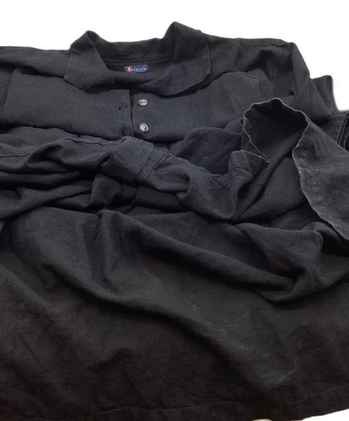 kasurira（カスリラ）kasurira (カスリラ) シャツワンピース ブラック サイズ:ＭＬの古着・服飾アイテム