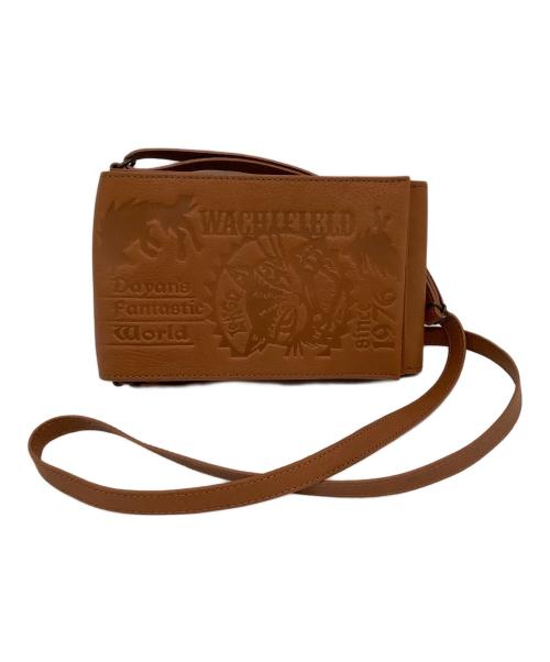 WACHIFIELD（ワチフィールド）WACHIFIELD (ワチフィールド) レザーショルダーポーチ ブラウンの古着・服飾アイテム