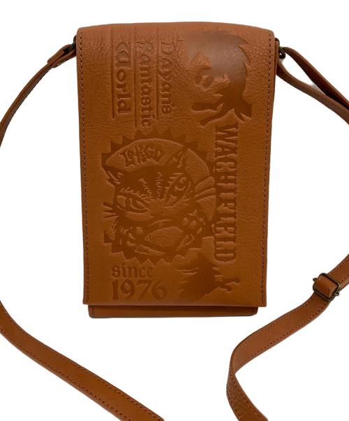WACHIFIELD（ワチフィールド）WACHIFIELD (ワチフィールド) レザーショルダーポーチ ブラウンの古着・服飾アイテム