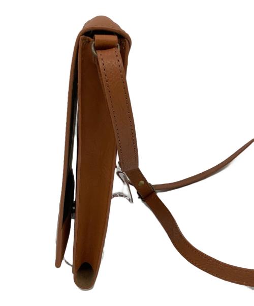 WACHIFIELD（ワチフィールド）WACHIFIELD (ワチフィールド) レザーショルダーポーチ ブラウンの古着・服飾アイテム