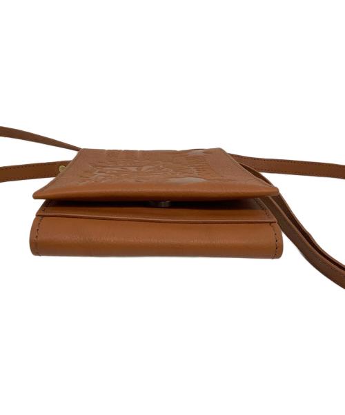 WACHIFIELD（ワチフィールド）WACHIFIELD (ワチフィールド) レザーショルダーポーチ ブラウンの古着・服飾アイテム