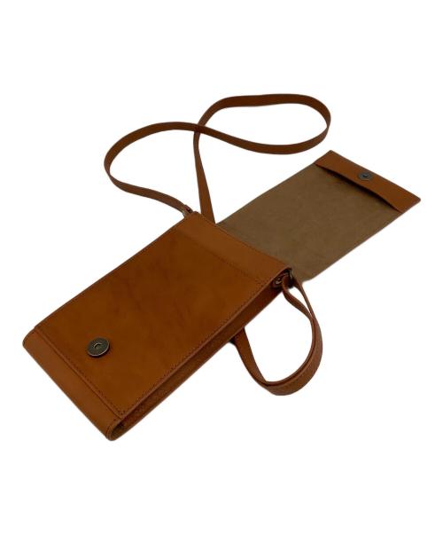 WACHIFIELD（ワチフィールド）WACHIFIELD (ワチフィールド) レザーショルダーポーチ ブラウンの古着・服飾アイテム