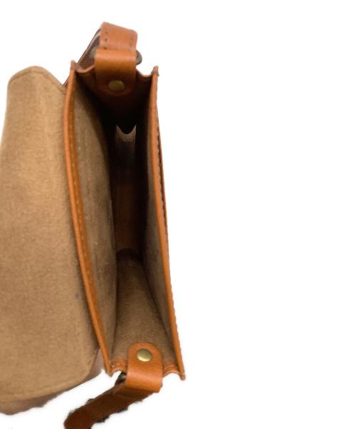 WACHIFIELD（ワチフィールド）WACHIFIELD (ワチフィールド) レザーショルダーポーチ ブラウンの古着・服飾アイテム