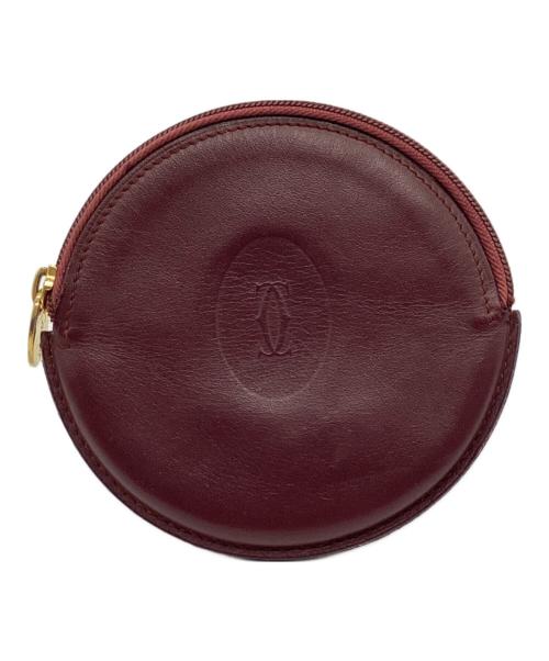 Cartier（カルティエ）Cartier (カルティエ) コインケース ボルドーの古着・服飾アイテム