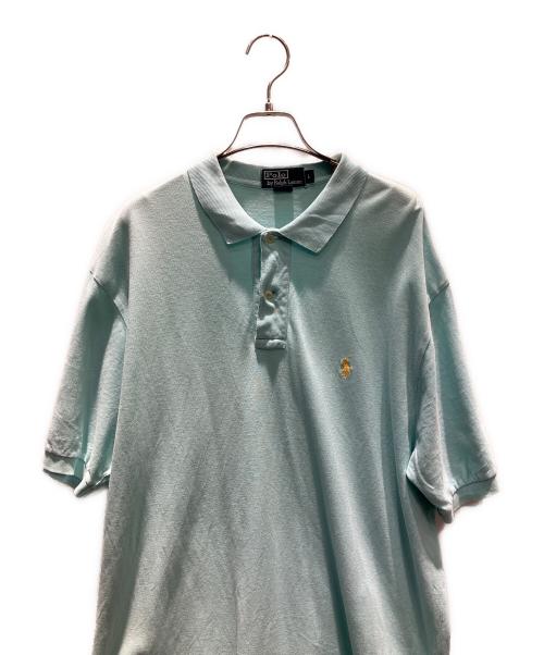POLO RALPH LAUREN（ポロ・ラルフローレン）POLO RALPH LAUREN (ポロ・ラルフローレン) シャツワンピース スカイブルー サイズ:Lの古着・服飾アイテム
