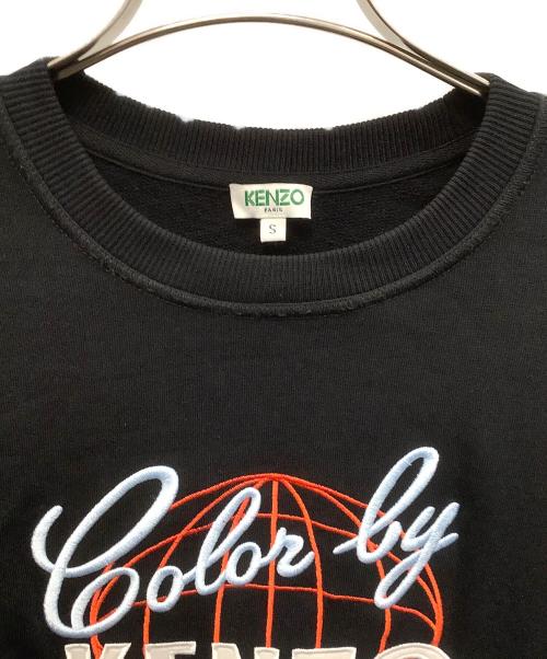 KENZO（ケンゾー）KENZO (ケンゾー) クルーネックスウェット ブラック サイズ:Ｓの古着・服飾アイテム