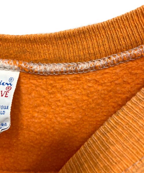 Champion REVERSE WEAVE（チャンピオン リバース ウィーブ）Champion REVERSE WEAVE (チャンピオン リバース ウィーブ) Coats American 刺繍タグ USA製 90'sスウェット イエロー サイズ:Lの古着・服飾アイテム