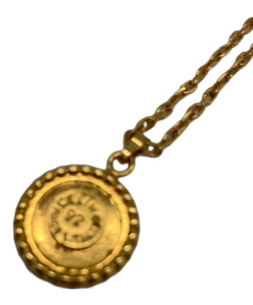 CELINE（セリーヌ）CELINE (セリーヌ) ヴィンテージネックレス ラインストーンラウンドチャームの古着・服飾アイテム