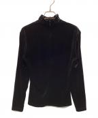 Christian Diorクリスチャン ディオール）の古着「ベロアカットソー」｜ブラック