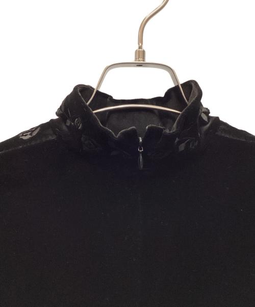Christian Dior（クリスチャン ディオール）Christian Dior (クリスチャン ディオール) ベロアカットソー ブラック サイズ:Ｍの古着・服飾アイテム