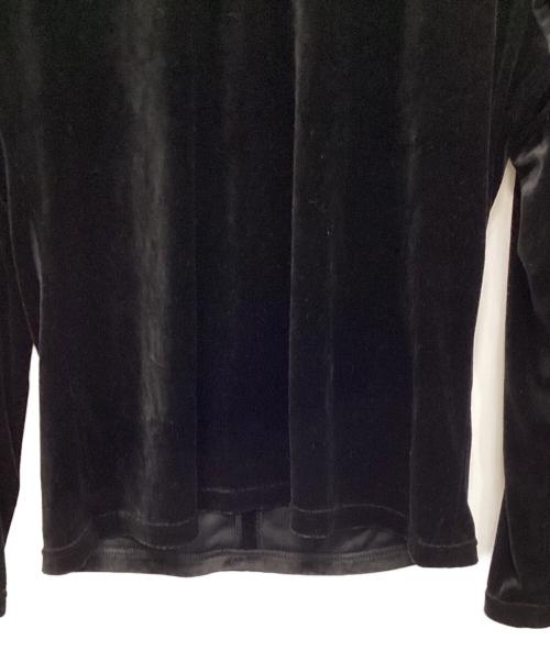 Christian Dior（クリスチャン ディオール）Christian Dior (クリスチャン ディオール) ベロアカットソー ブラック サイズ:Ｍの古着・服飾アイテム