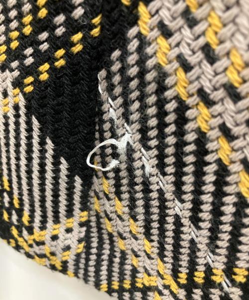 Snidel（スナイデル）Snidel (スナイデル) ロービングチェックフレアスカート ブラック サイズ:Oの古着・服飾アイテム