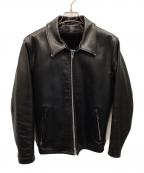 Schottショット）の古着「シングルライダースジャケット」｜ブラック