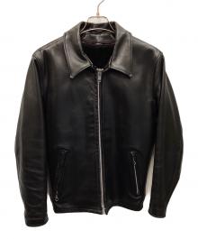 Schott（ショット）の古着「シングルライダースジャケット」｜ブラック