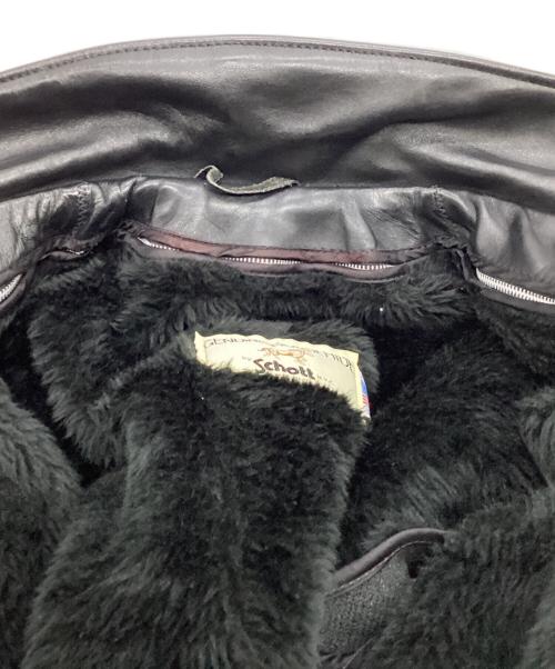 Schott（ショット）Schott (ショット) シングルライダースジャケット ブラック サイズ:34の古着・服飾アイテム