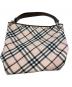 BURBERRY BLUE LABEL（バーバリーロンドンブルーレーベル）の古着「BURBERRY BLUE LABEL(バーバリーロンドンブルーレーベル）トートバッグ」｜ピンク