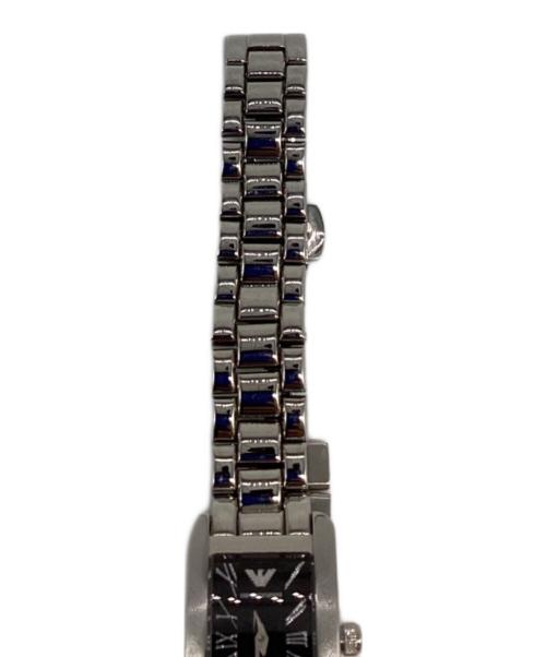 EMPORIO ARMANI（エンポリオアルマーニ）EMPORIO ARMANI (エンポリオアルマーニ) 腕時計 ブラックの古着・服飾アイテム