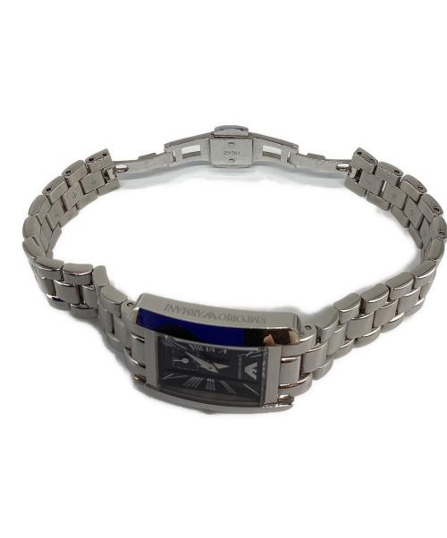 EMPORIO ARMANI（エンポリオアルマーニ）EMPORIO ARMANI (エンポリオアルマーニ) 腕時計 ブラックの古着・服飾アイテム