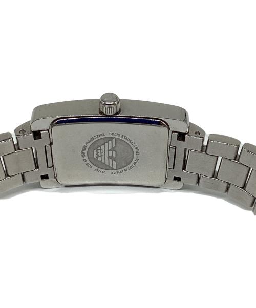 EMPORIO ARMANI（エンポリオアルマーニ）EMPORIO ARMANI (エンポリオアルマーニ) 腕時計 ブラックの古着・服飾アイテム