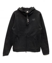 NEW BALANCE（ニューバランス）の古着「ジップパーカー」｜ブラック
