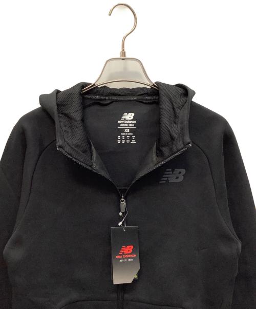 NEW BALANCE（ニューバランス）NEW BALANCE (ニューバランス) ジップパーカー ブラック サイズ:Ｓ 未使用品の古着・服飾アイテム