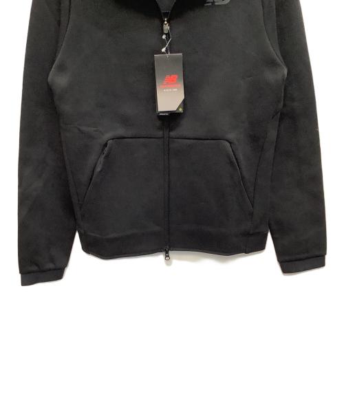 NEW BALANCE（ニューバランス）NEW BALANCE (ニューバランス) ジップパーカー ブラック サイズ:Ｓ 未使用品の古着・服飾アイテム