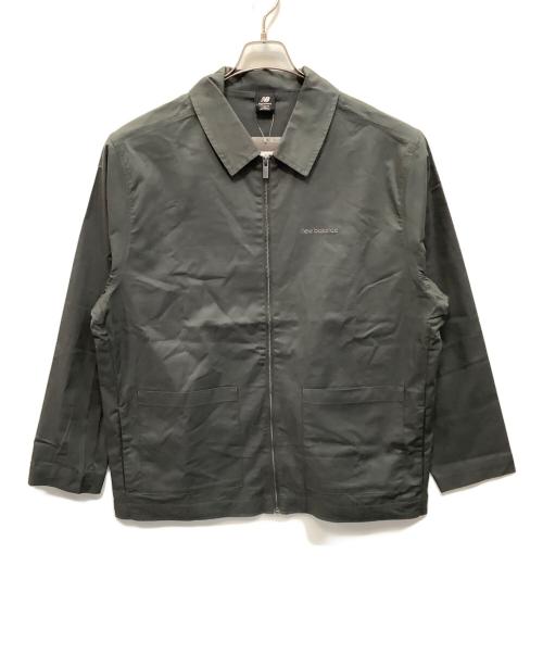 NEW BALANCE（ニューバランス）NEW BALANCE (ニューバランス) Athletics Linear ジャケット グレー サイズ:ＸＬ 未使用品の古着・服飾アイテム