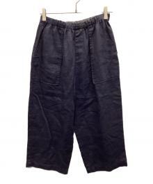 NUME（ヌメ）の古着「リネンパンツ」｜ネイビー