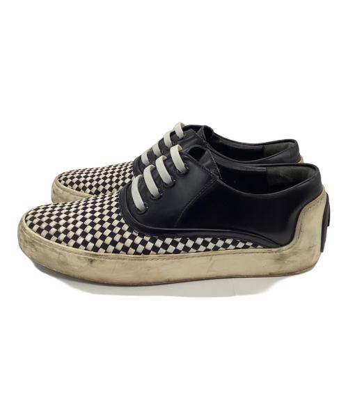 GUCCI（グッチ）GUCCI (グッチ) スニーカー ブラック×ホワイト サイズ:6の古着・服飾アイテム