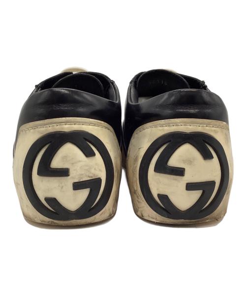 GUCCI（グッチ）GUCCI (グッチ) スニーカー ブラック×ホワイト サイズ:6の古着・服飾アイテム