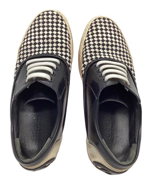 GUCCI（グッチ）GUCCI (グッチ) スニーカー ブラック×ホワイト サイズ:6の古着・服飾アイテム