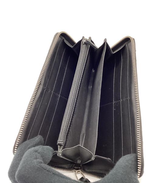 GUCCI（グッチ）GUCCI (グッチ) ラウンドジップウォレット ブラックの古着・服飾アイテム
