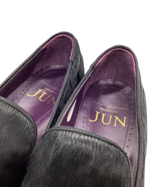 HIROSHI TSUBOUCHI  JUN（ヒロシツボウチ）HIROSHI TSUBOUCHI  JUN (ヒロシツボウチ) タッセルローファー ブラック サイズ:28ｃｍの古着・服飾アイテム