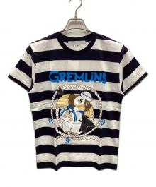 DIRT 100% Dissolutive Dirty（ダート 100% ディソルティブ ダーティ）の古着「マリンボーダーカットソー」｜ネイビー×ホワイト