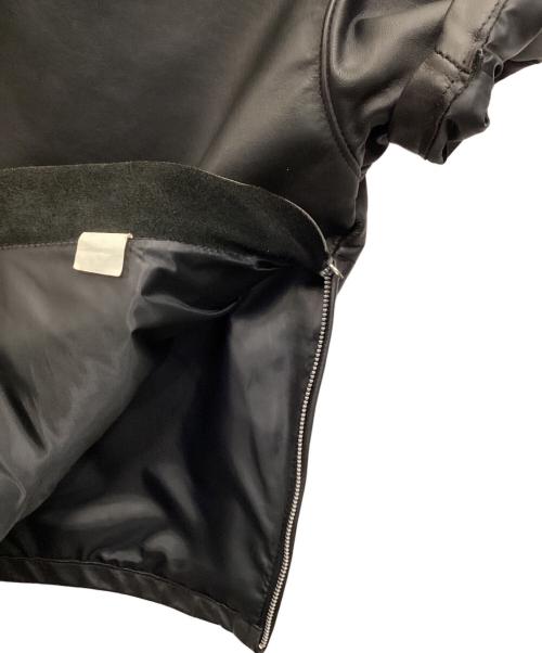 Schott（ショット）Schott (ショット) レザーTシャツ ブラック サイズ:Ｓの古着・服飾アイテム