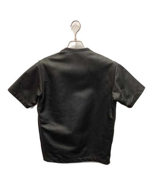 Schott（ショット）Schott (ショット) レザーTシャツ ブラック サイズ:Ｓの古着・服飾アイテム